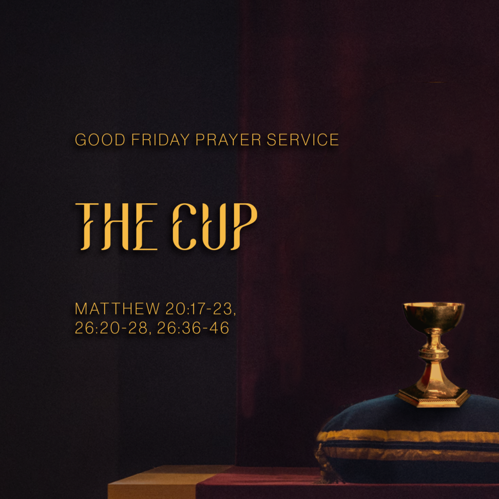 The Cup (Matt 20:17-23, 26:20-28, 26:36-46)